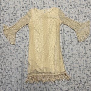 Boho Ivory Lace dress